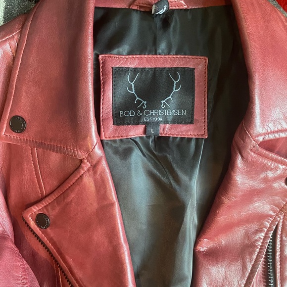 Jackets & Blazers - Bod & Christensen Lamb Skin Buttery Leather Jacket